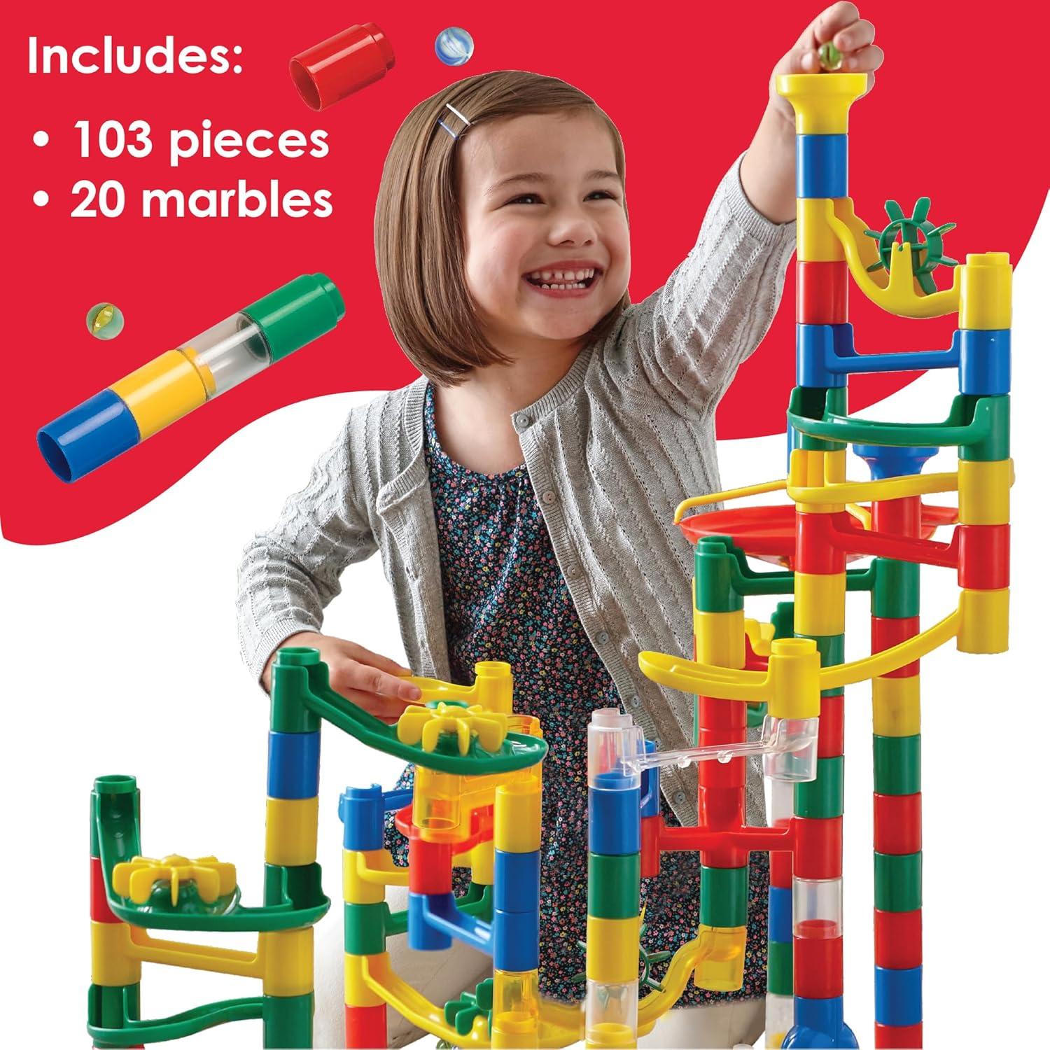 MindWare Marble Run 123 Piezas Set de Construcción STEM