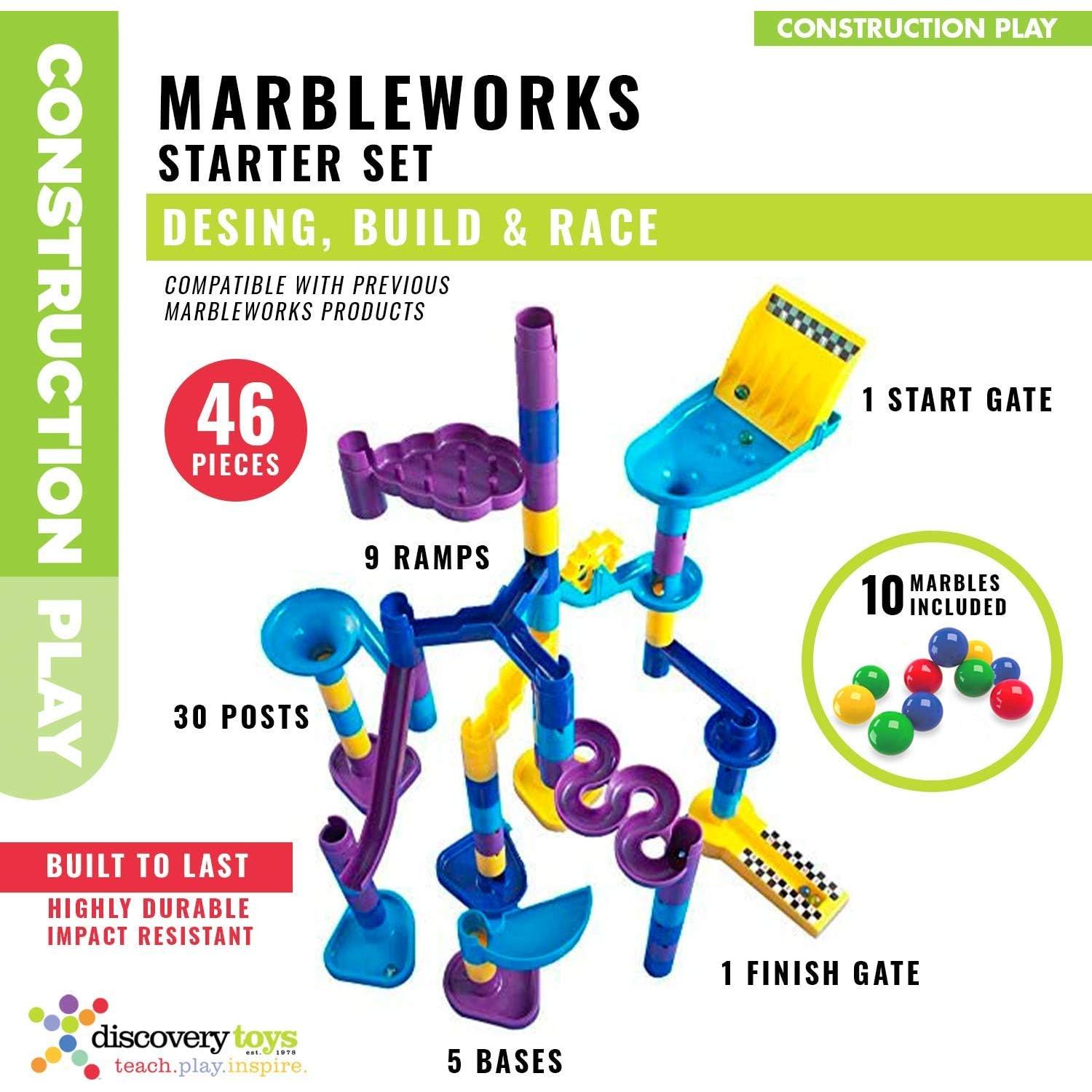 Marble Run Starter Discovery Toys | Juguete educativo 46 piezas