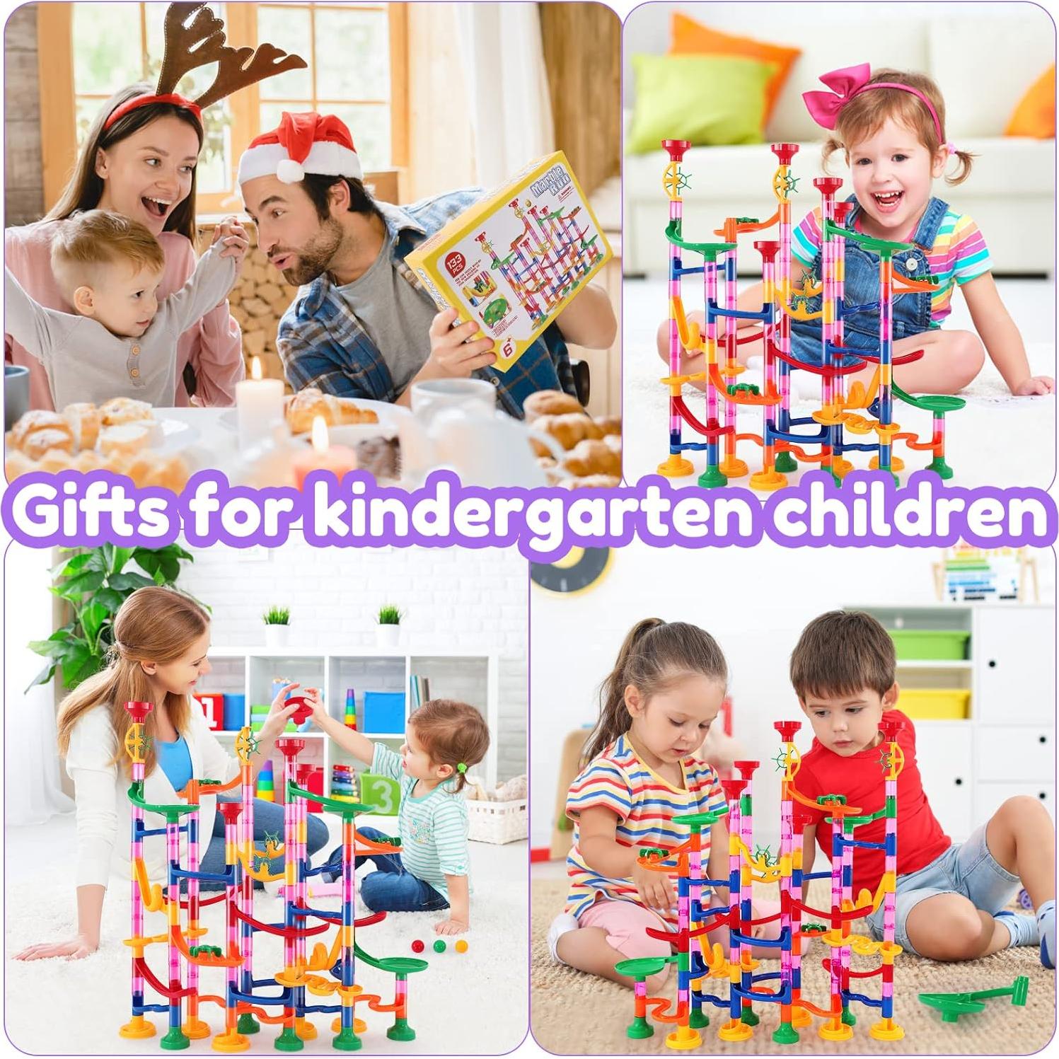 Juego de Carrera de Canicas COSBAY 133 Piezas Educativo