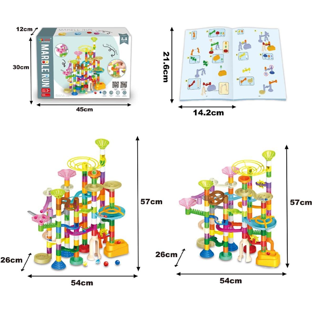 Carrera de Canicas Mindware - 150 Piezas Brillan en la Oscuridad