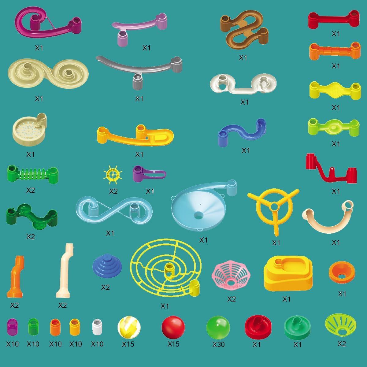 Carrera de Canicas Mindware - 150 Piezas Brillan en la Oscuridad