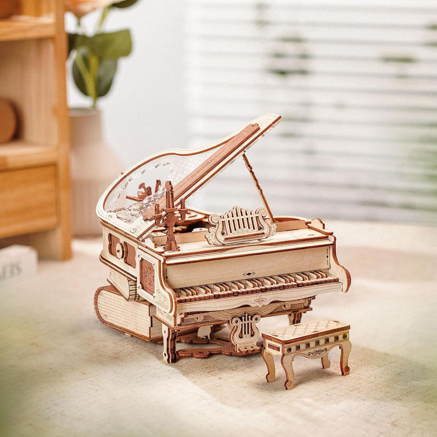 Rompecabezas 3D ROKR Piano Mágico 223 Piezas 14x17x16.8cm