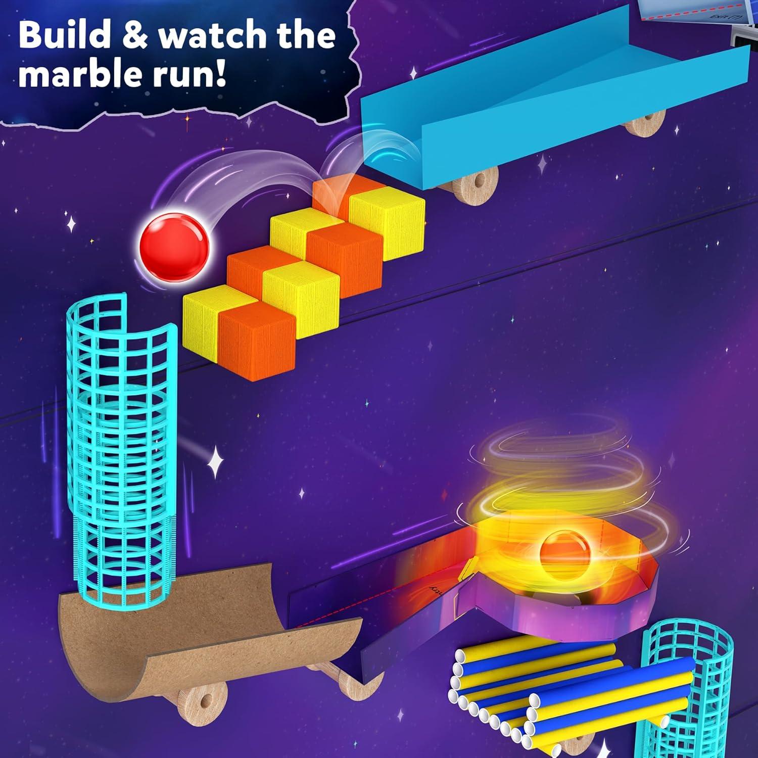 Kit de Construcción Marble Run Skillmatics - 225 Piezas STEM