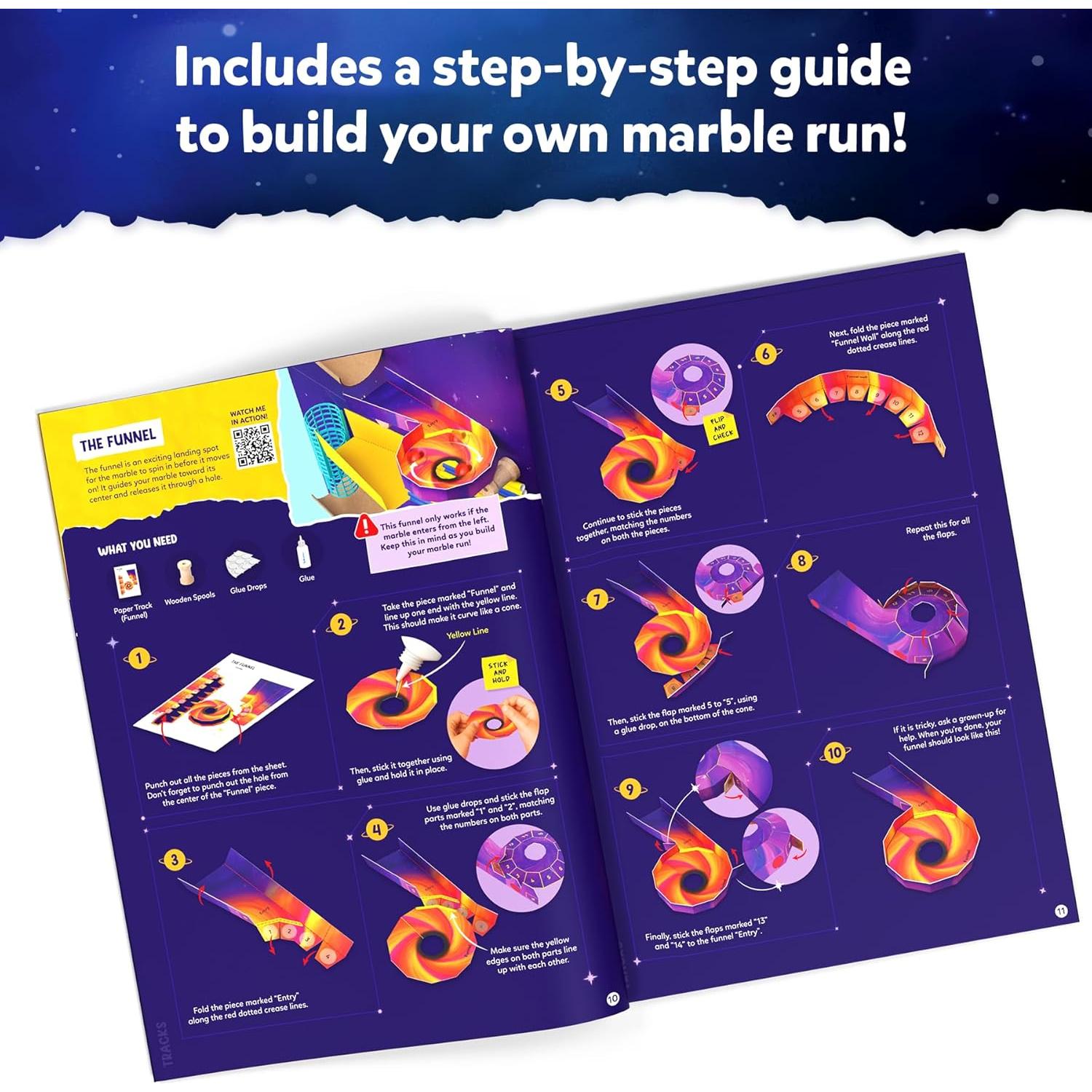 Kit de Construcción Marble Run Skillmatics - 225 Piezas STEM