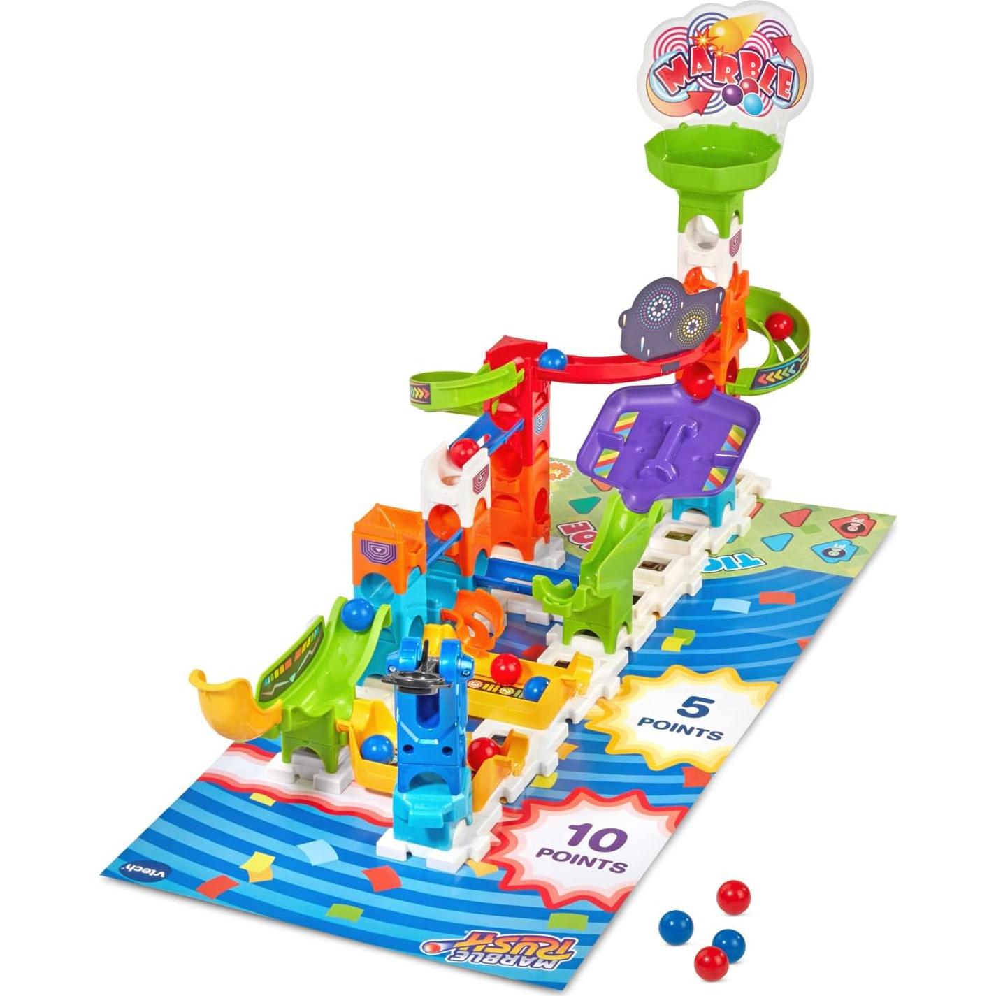 Juego de Desafío VTech Marble Rush 81 Piezas 4 Juegos