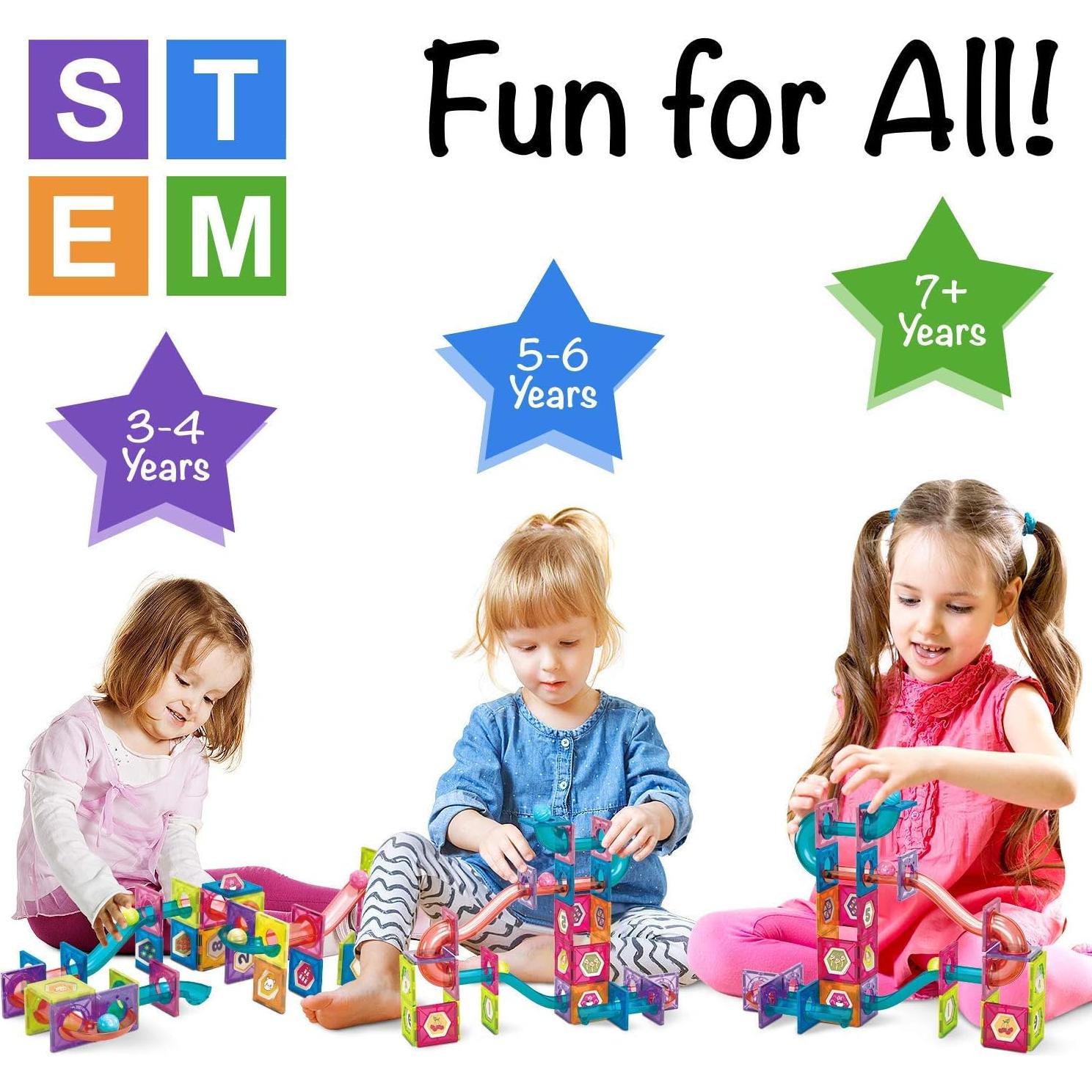 Carrera de Canicas Magnéticas MOBIUS 87 Piezas - Juguete Educativo