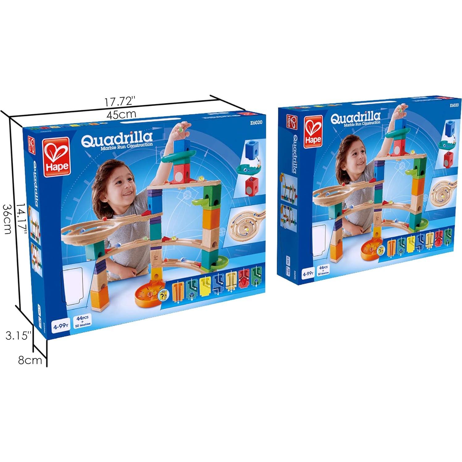 Hape Quadrilla Cliffhanger - Juego de Laberinto de Canicas