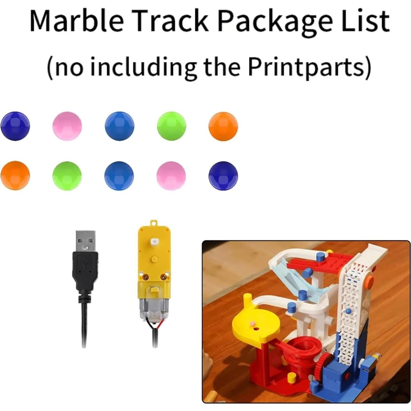 Kit de Componentes DIY FYSETC Marble Run 003 - Impresora 3D