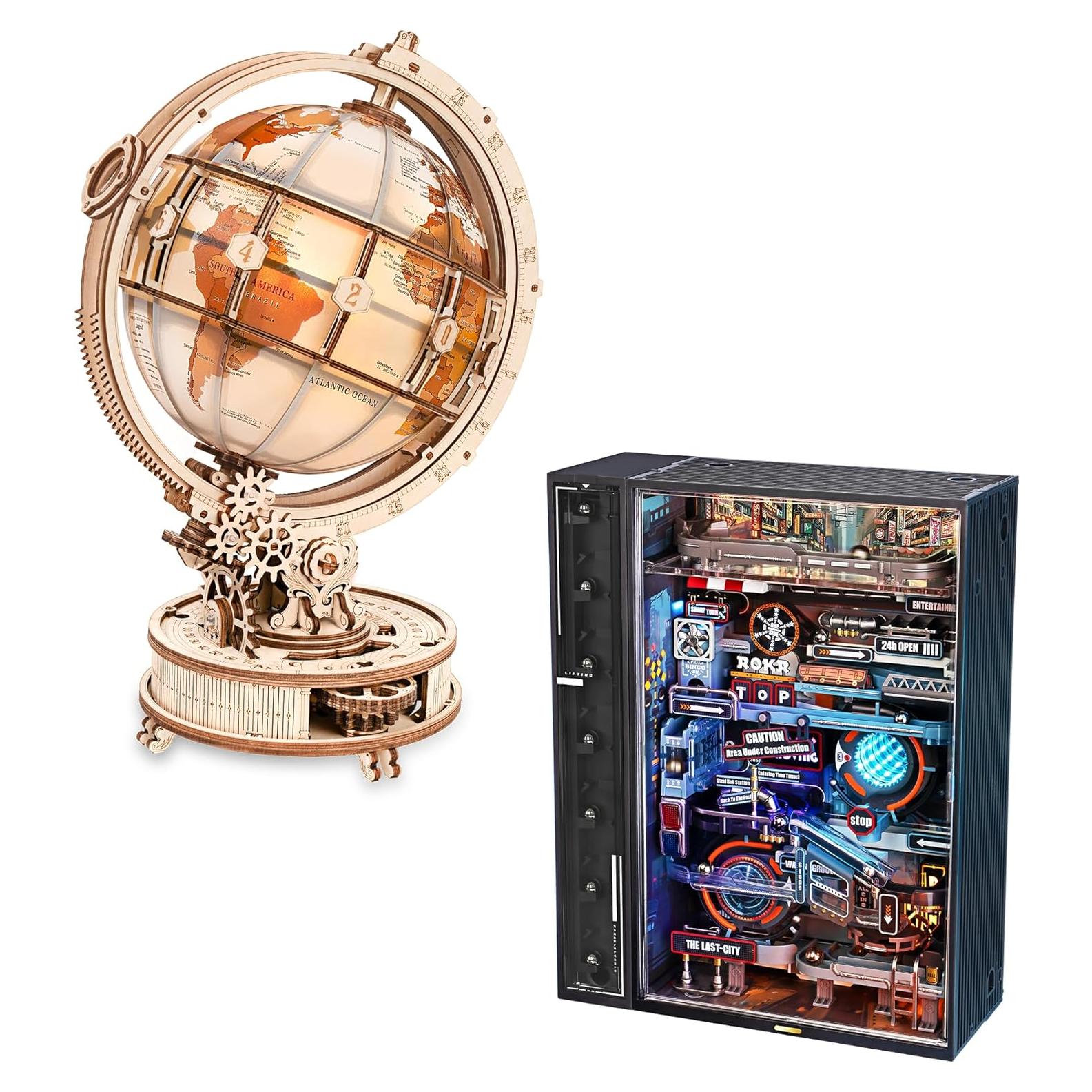 Rompecabezas de Madera 3D ROKR ST003 con Luz Nocturna