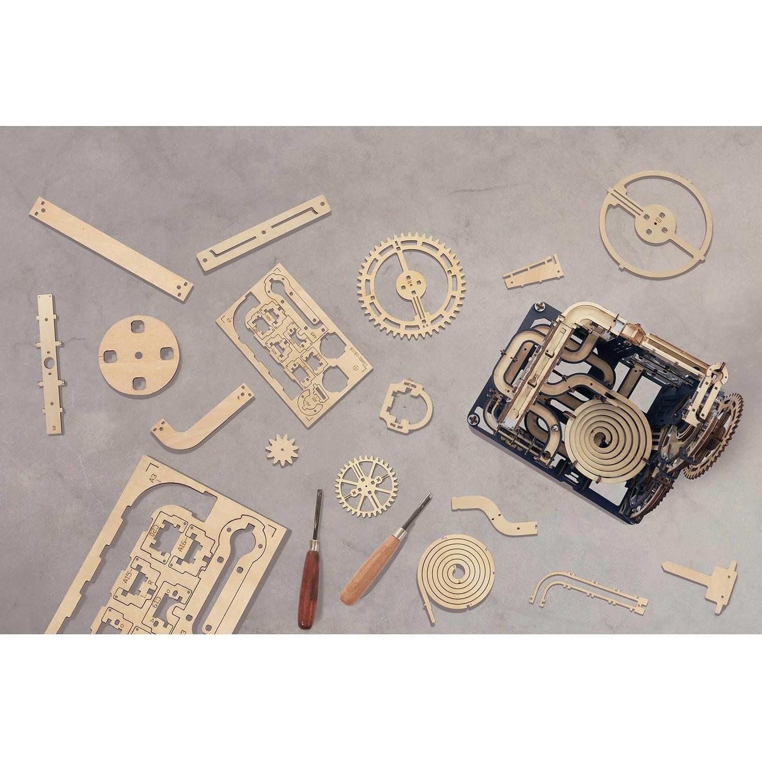 Rompecabezas 3D Robotime LGA01 Ciudad Nocturna Canicas