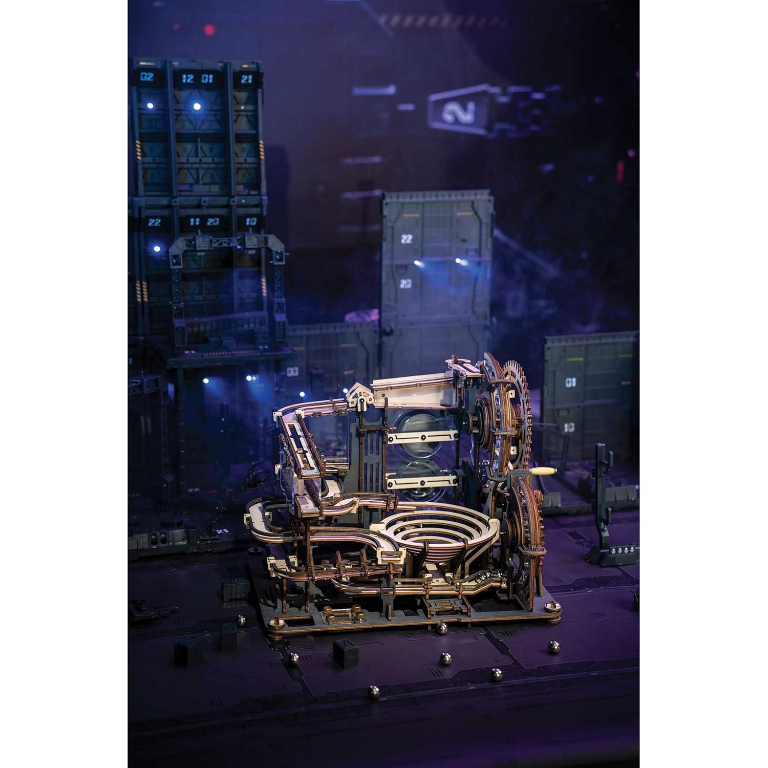 Rompecabezas 3D Robotime LGA01 Ciudad Nocturna Canicas