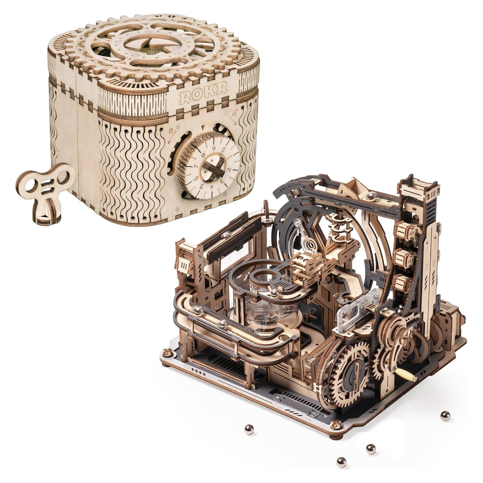 Rompecabezas 3D ROKR Spaceport LGC01 - Caja del Tesoro DIY