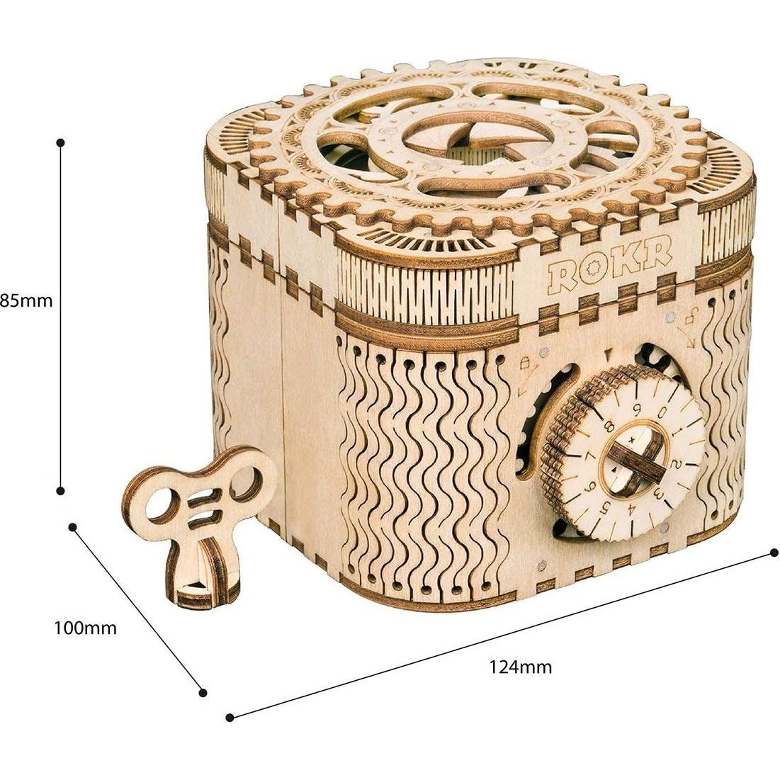 Rompecabezas 3D ROKR Spaceport LGC01 - Caja del Tesoro DIY
