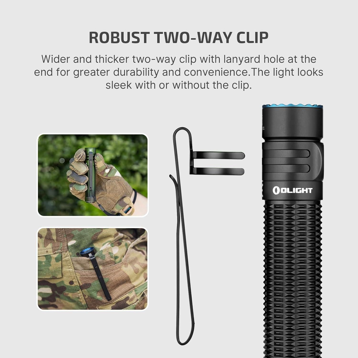 Linterna Táctica OLIGHT Warrior Mini3 1750 Lúmenes Recargable