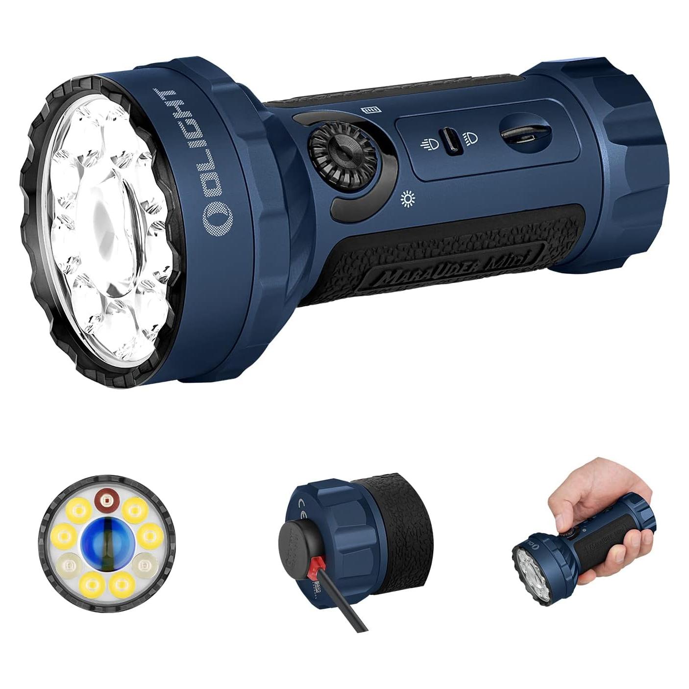 Linterna OLIGHT Marauder Mini 7000 Lúmenes Recargable Azul