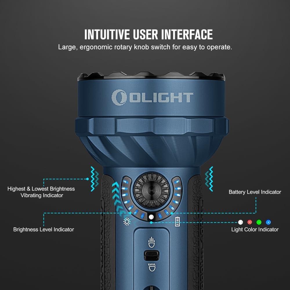 Linterna OLIGHT Marauder Mini 7000 Lúmenes Recargable Azul