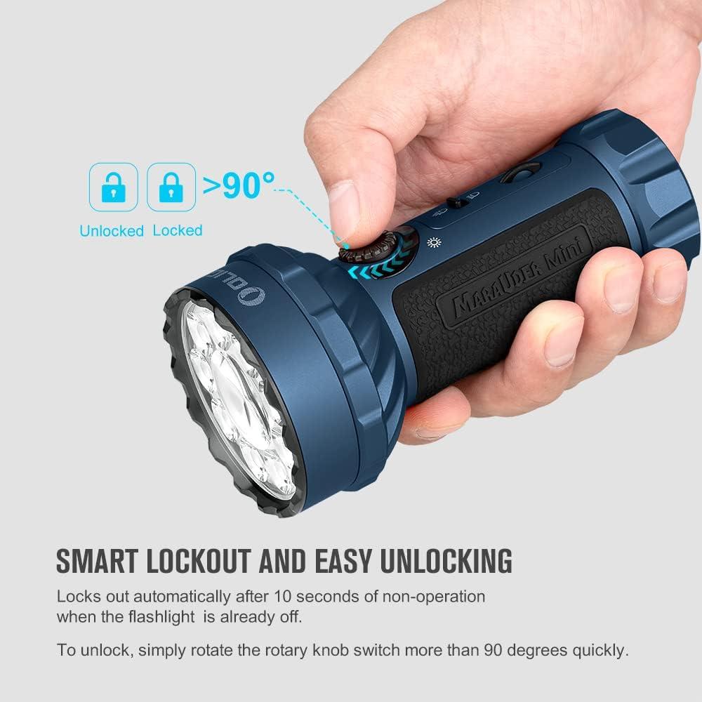 Linterna OLIGHT Marauder Mini 7000 Lúmenes Recargable Azul