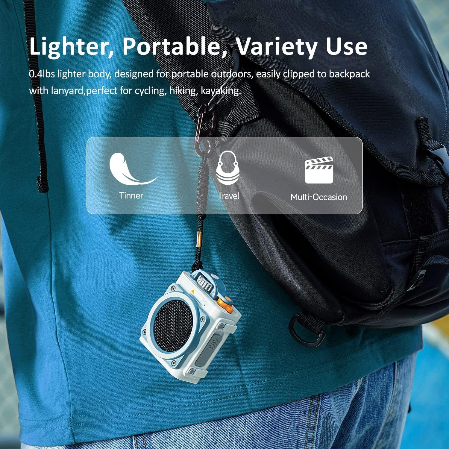 Altavoz Bluetooth Muzen Wild Go IPX5 Portátil 187g Sonido Fuerte