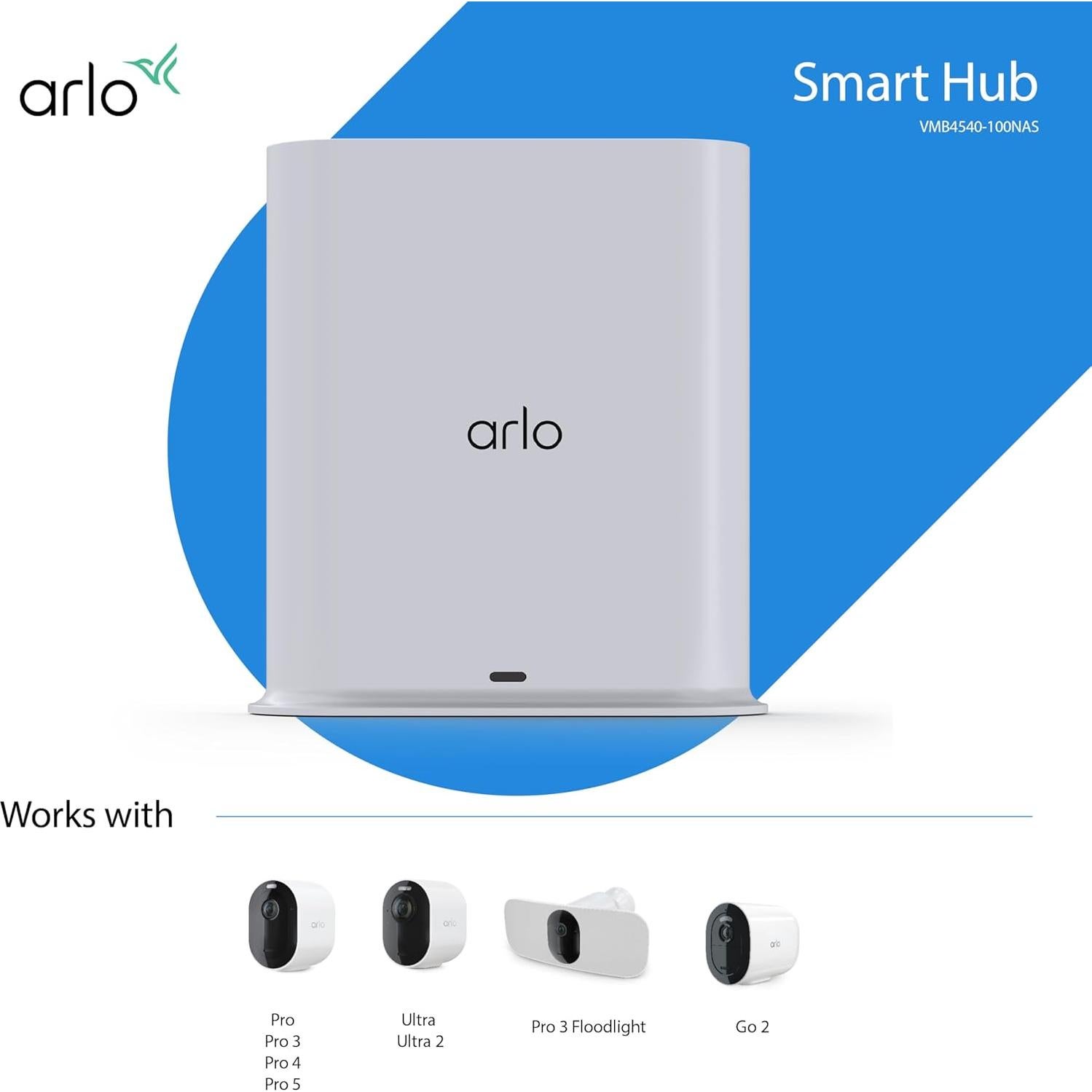 Arlo Pro SmartHub VMB4540 - Conexión Wi-Fi para Cámaras Arlo
