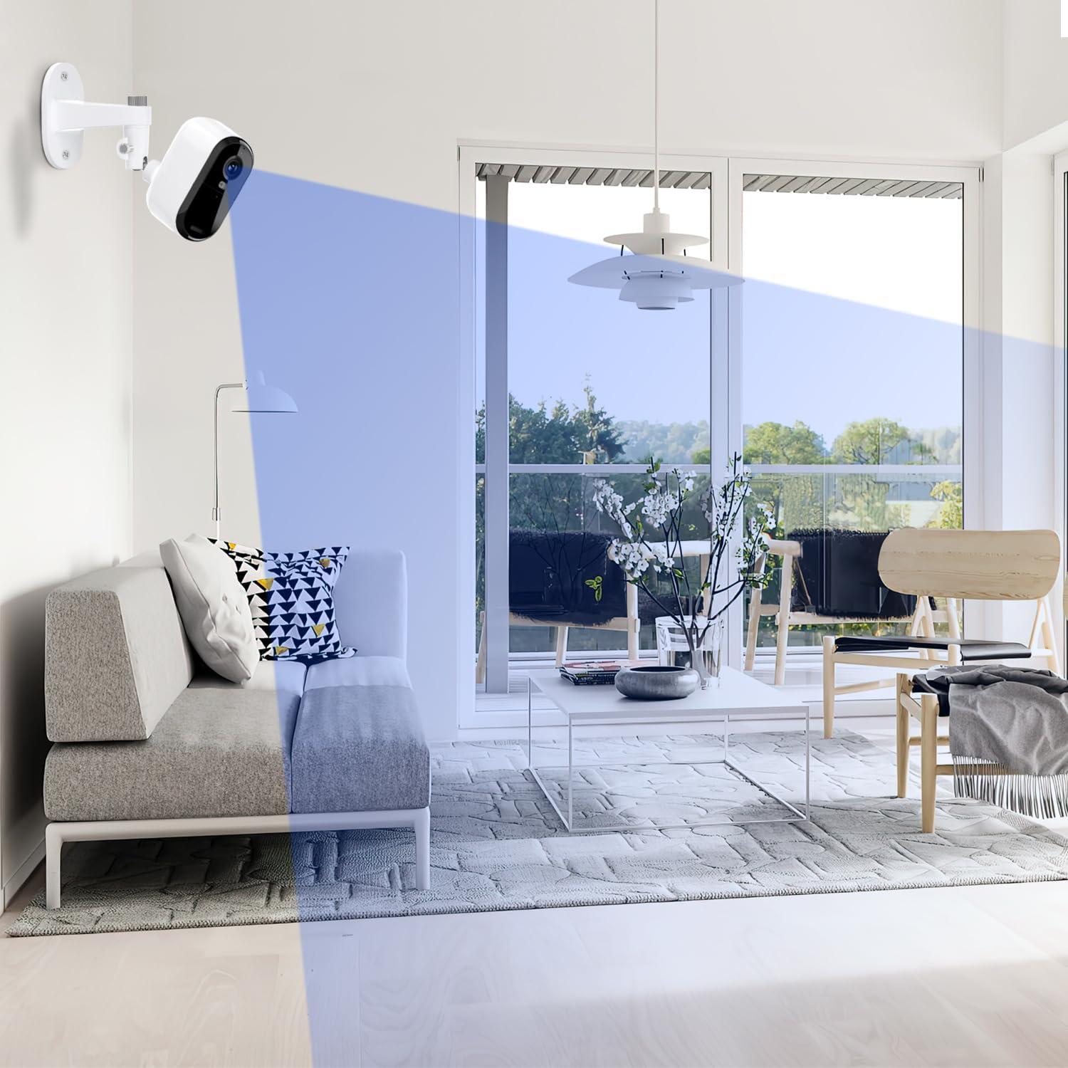 Soporte Ajustable para Cámara Arlo Essential 2K y Pro - Blanco