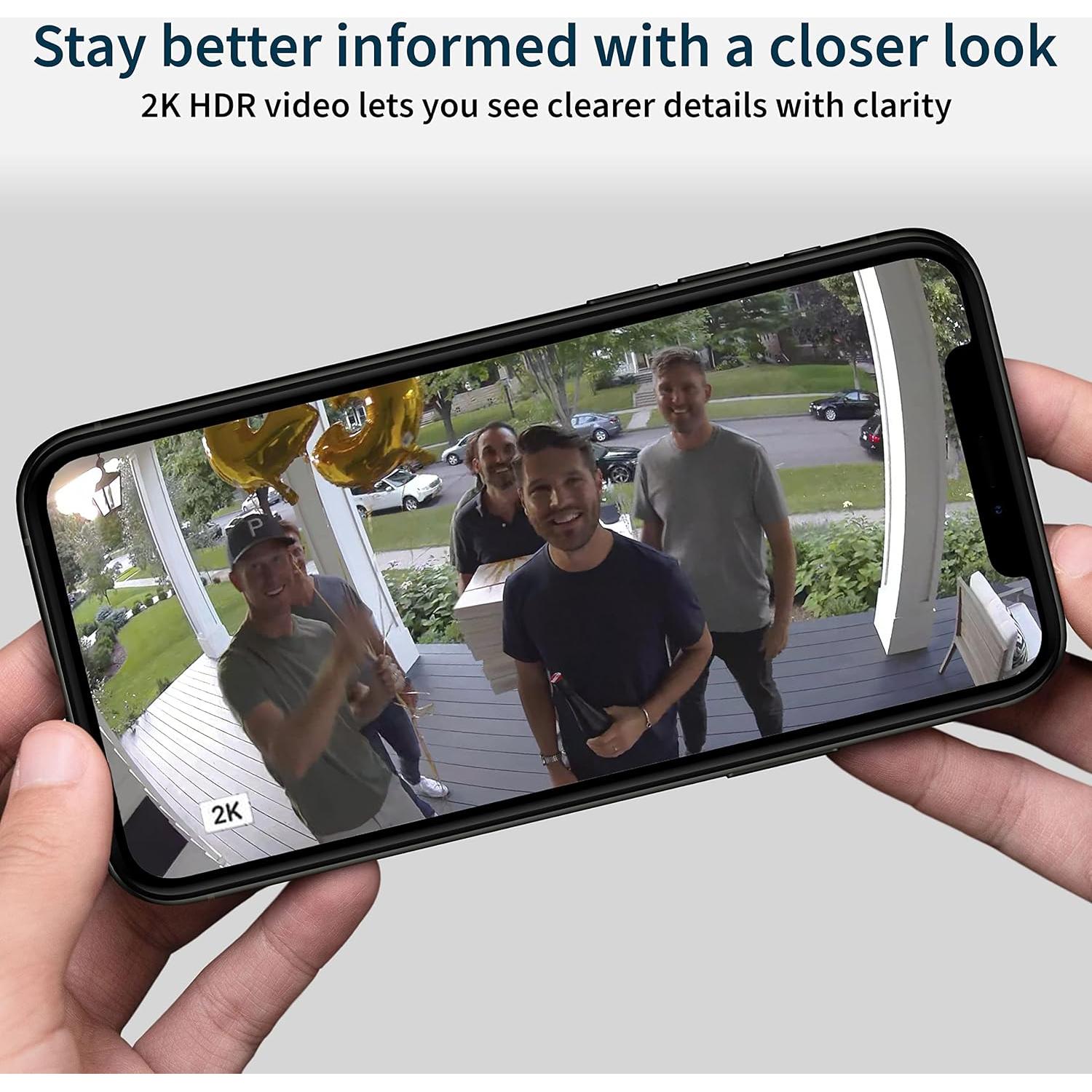 Cámara de Seguridad Arlo Pro 4 - Paquete de 3 - 2K HDR, Inalámbrica, Visión Nocturna a Color
