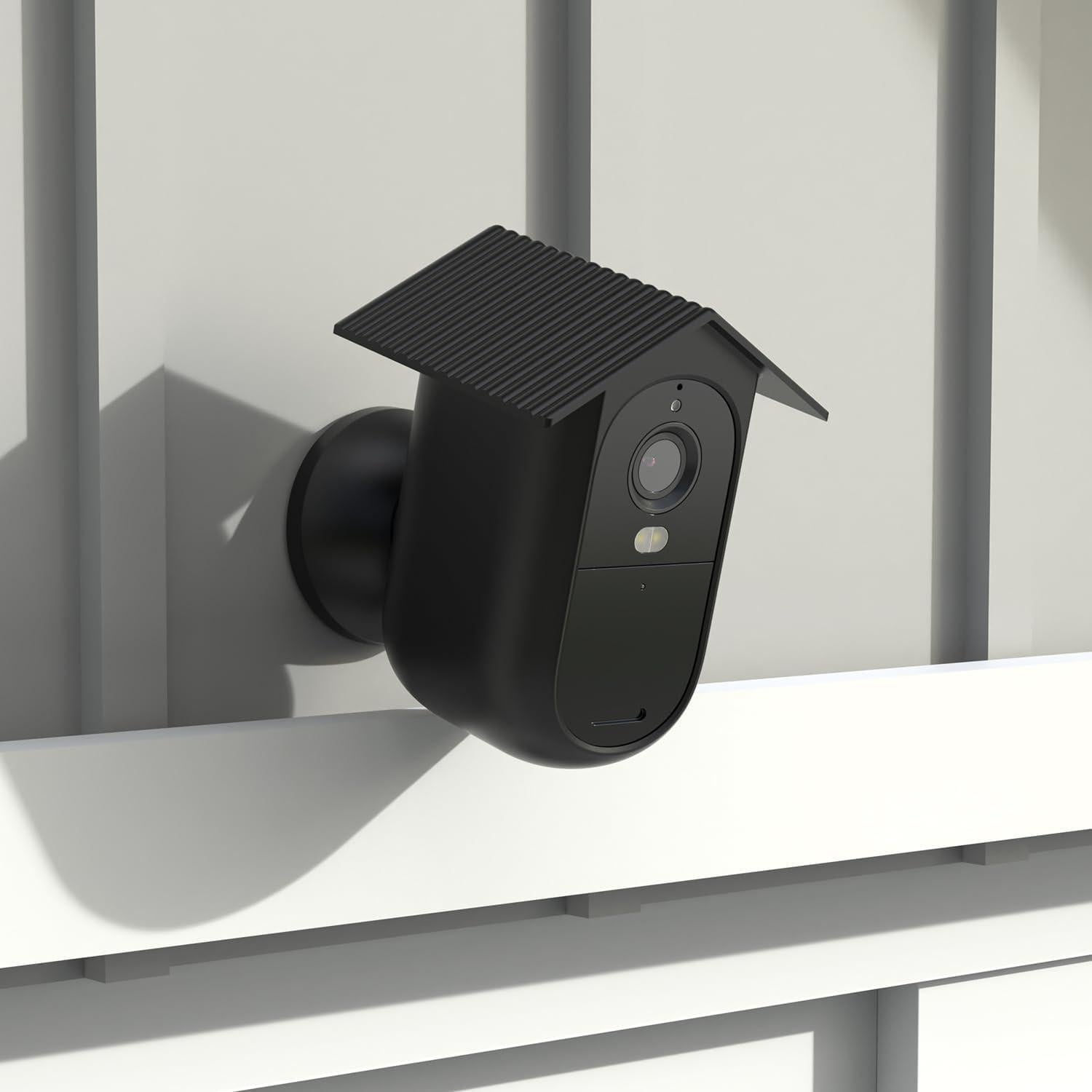 Funda de silicona Holicfun para cámara Arlo Essential 2ª Gen - Negro