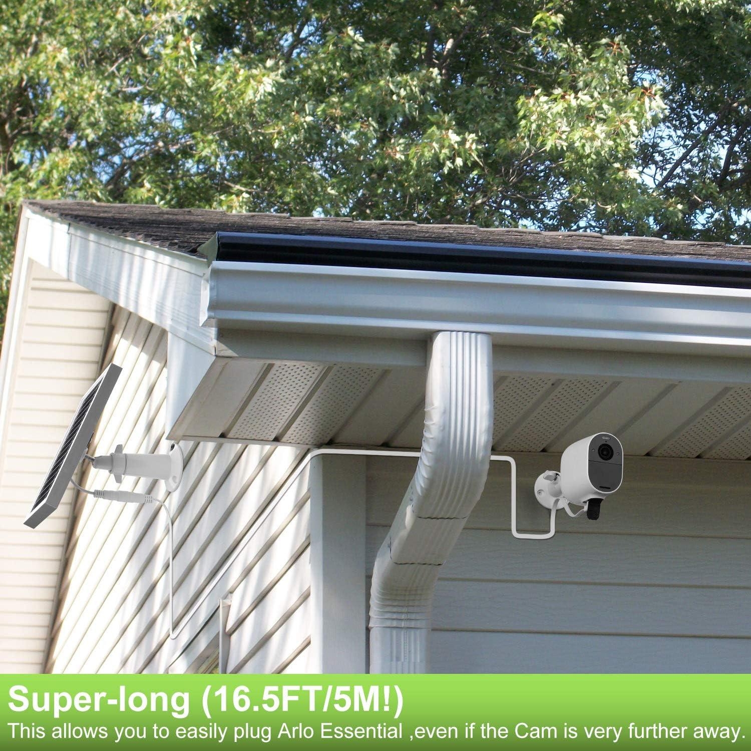 Cargador Solar UYODM 3 Paneles para Arlo Essential Spotlight