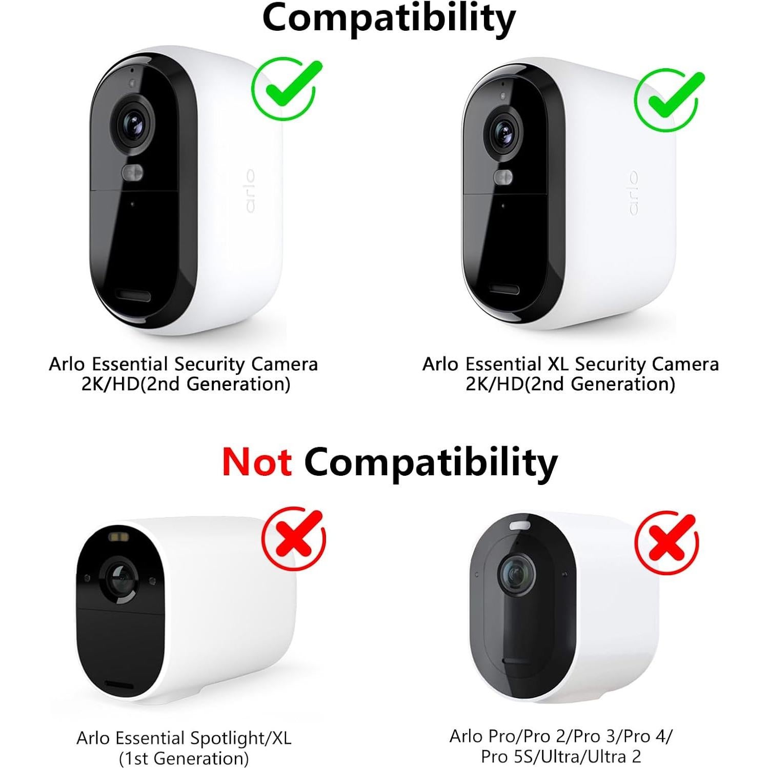 Cable de Alimentación Arlo Essential 2K 7.5m a Prueba de Climas