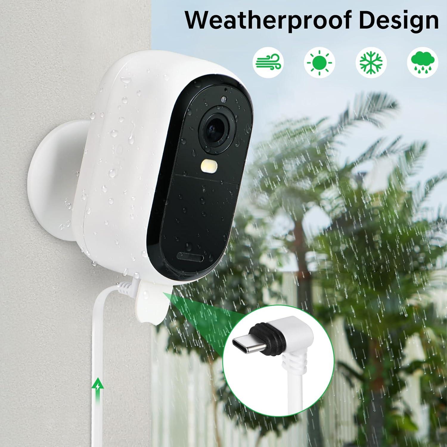 Cable de Alimentación Arlo Essential 2K 7.5m a Prueba de Climas