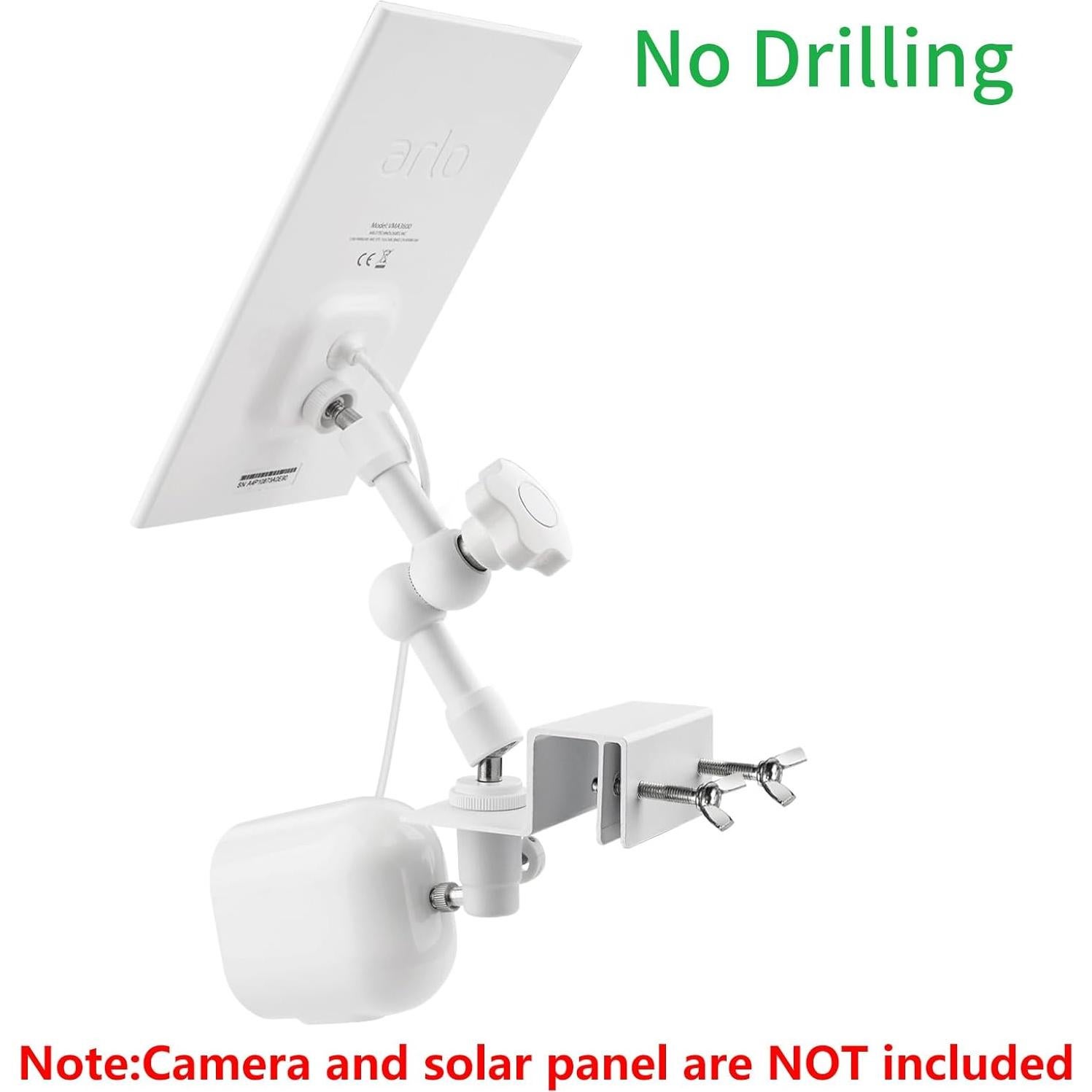 Soporte a Prueba de Climas ALERTCAM para Panel Solar y Cámara Arlo