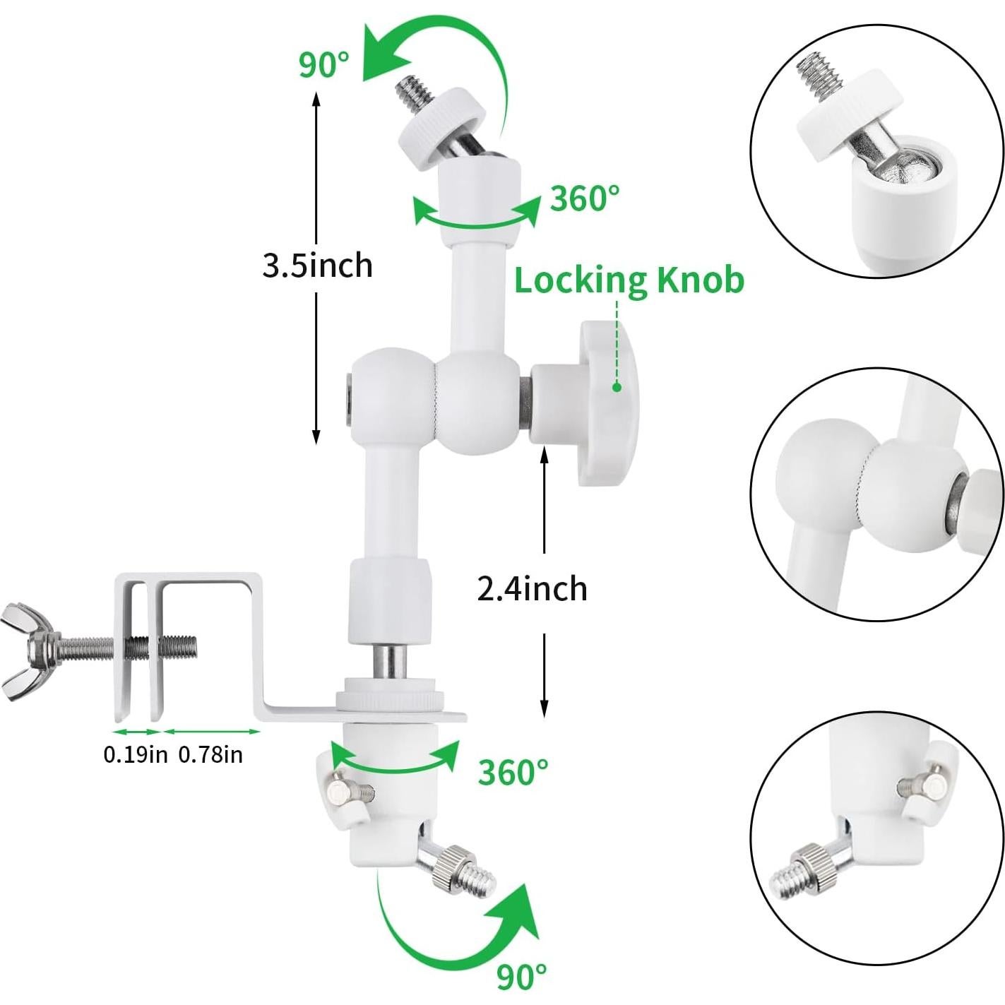 Soporte a Prueba de Climas ALERTCAM para Panel Solar y Cámara Arlo