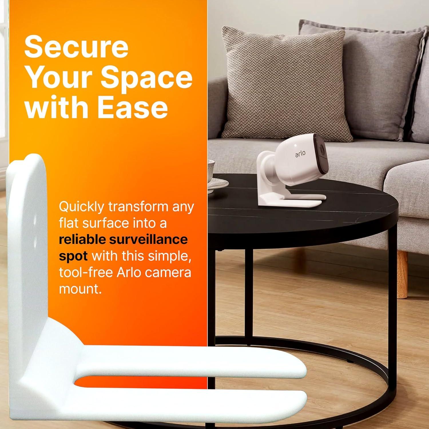 Soporte de Escritorio SplashNColor para Cámara Arlo - Fácil Instalación