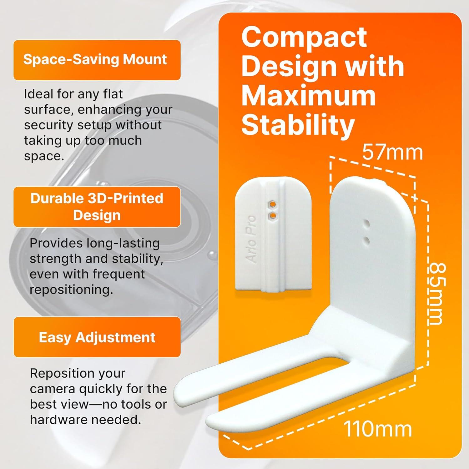 Soporte de Escritorio SplashNColor para Cámara Arlo - Fácil Instalación
