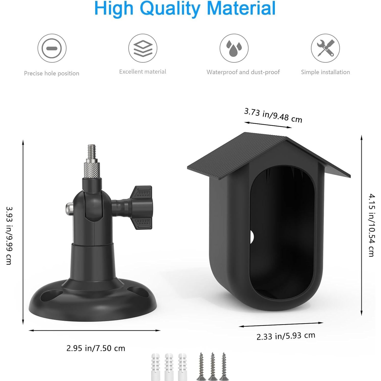 Wall Mount and Protective Silicone Skins for Arlo Essential XL Spotlight Camera(2nd Gen) (Wall Mount)