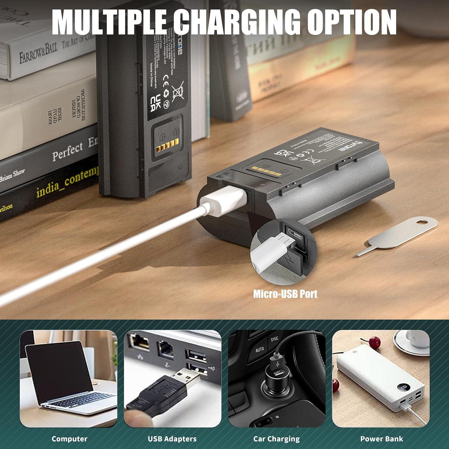 tyrone Doorbell Battery Compatible with Arlo, 7000mAh doorbell Rechargeable Battery Compatible for Arlo Essential Wire-Free Video Doorbell, Compatible with AVD2001 AVD2001B VMA2400 A-12