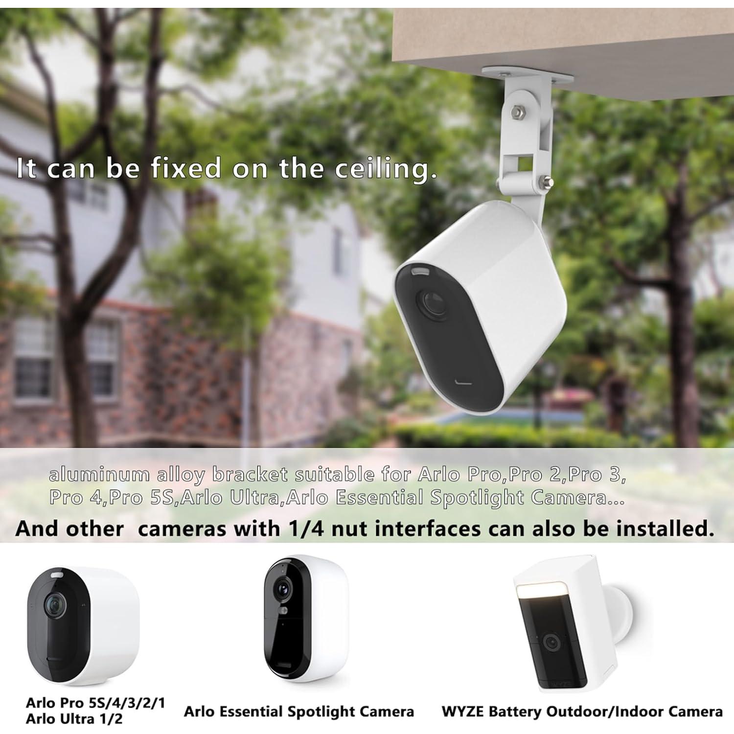 Soporte de Pared Ajustable Metal Zwolf para Cámara Arlo