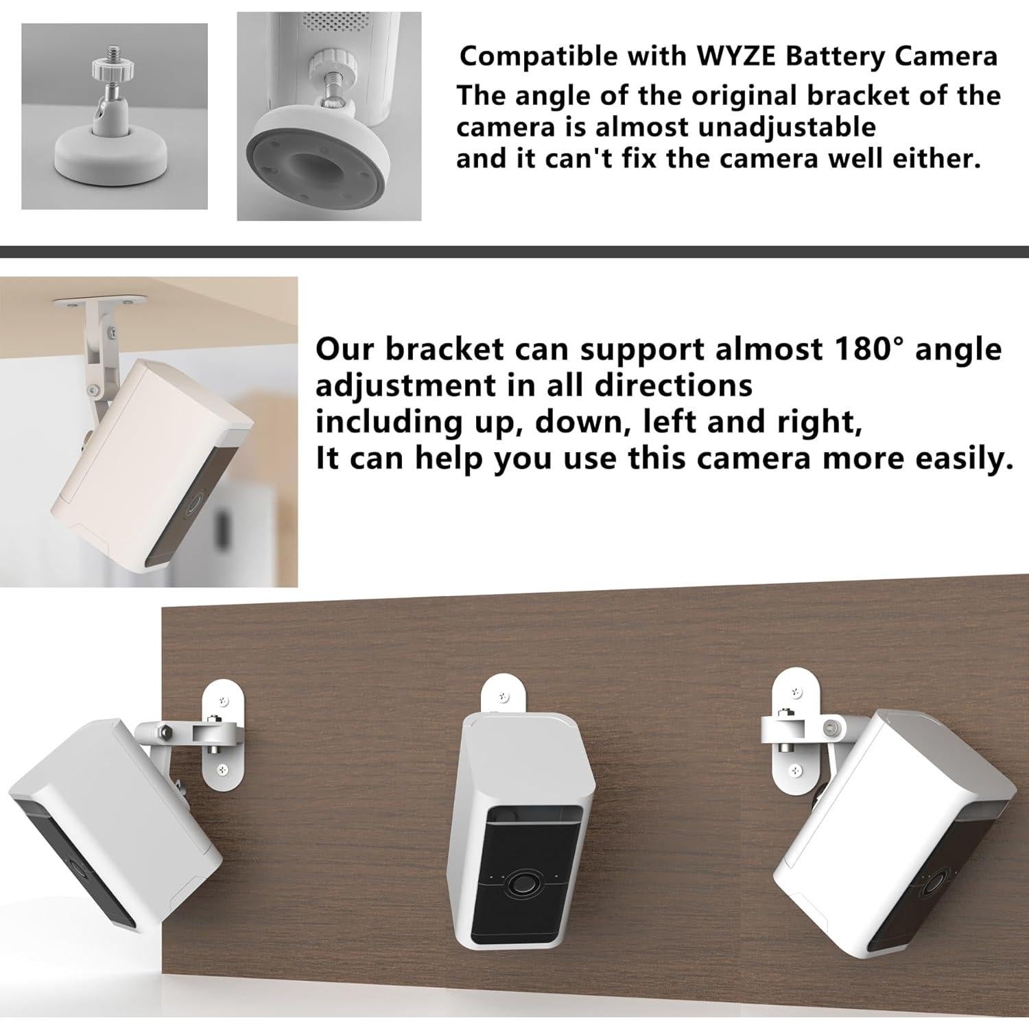 Soporte de Pared Ajustable Metal Zwolf para Cámara Arlo