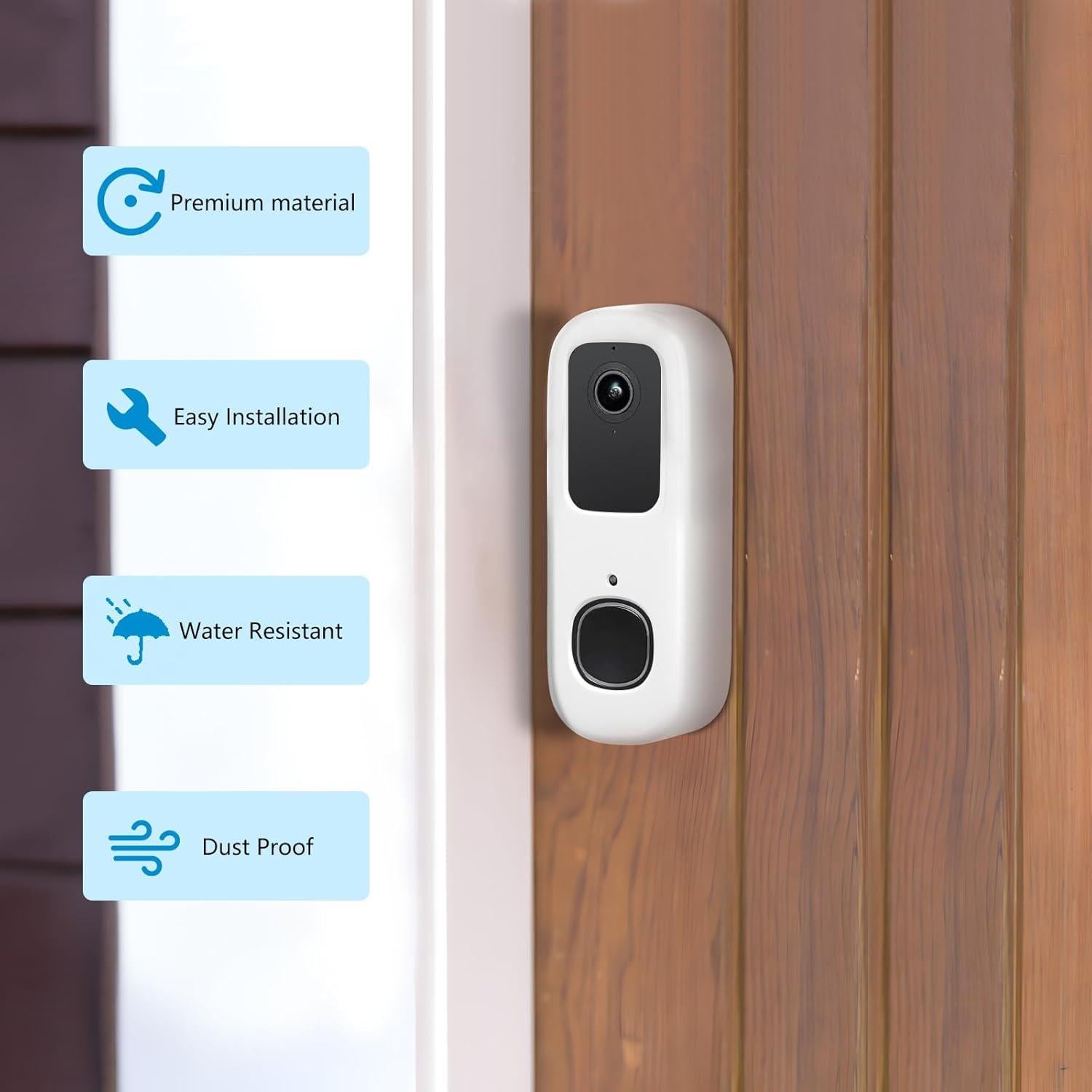 Soporte Antirrobo para Timbre Arlo Video Doorbell 2K - Impermeable