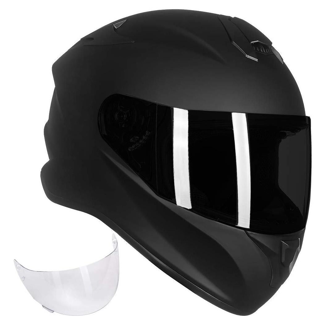 Casco de Moto ILM ST-06 Integral Negro Mate Mediano