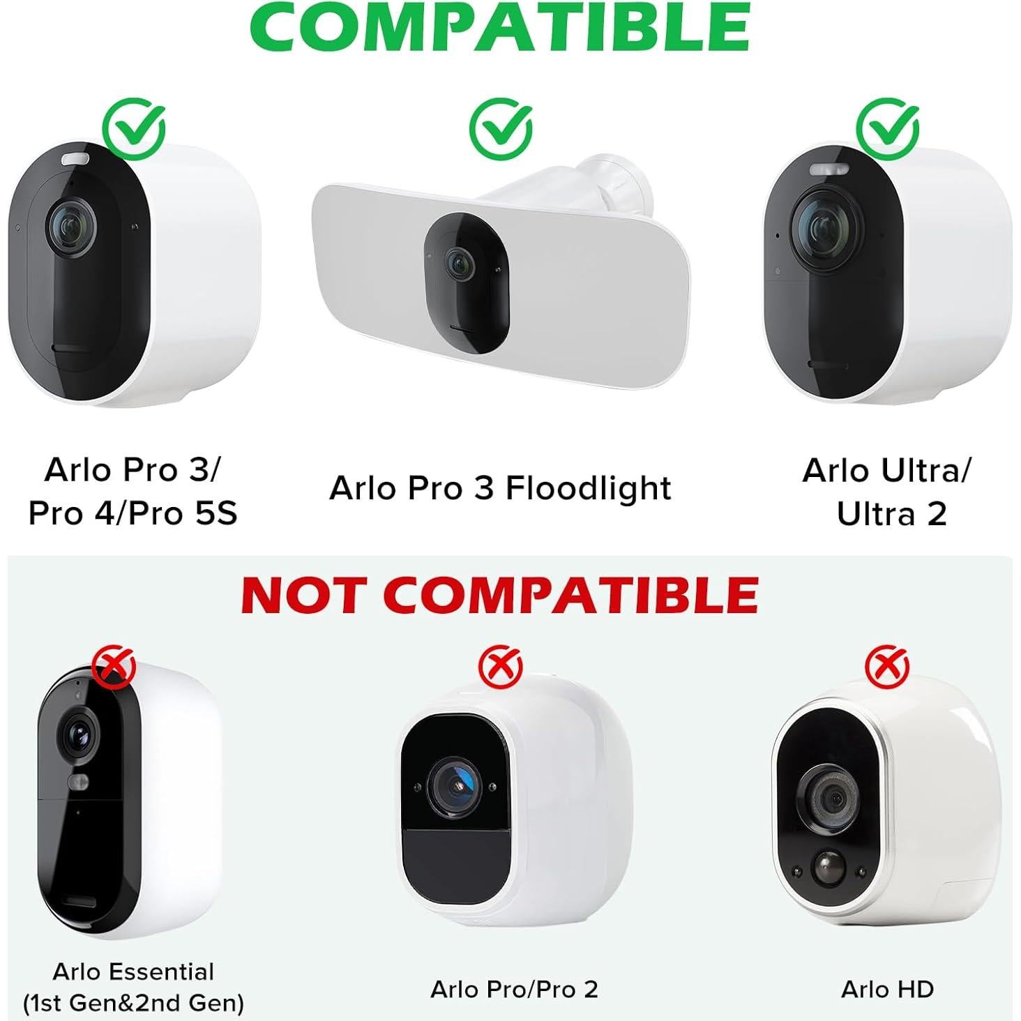 Cable de Carga Magnético Alertcam para Arlo Pro 5S/4/3 Floodlight/Ultra 2 - 9m