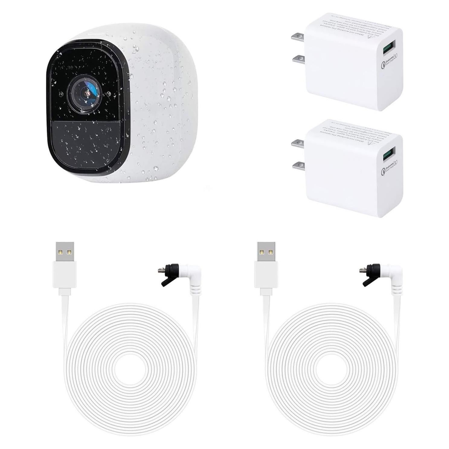 Cable de Alimentación 5m para Arlo Pro/Pro 2 con Adaptador Rápido