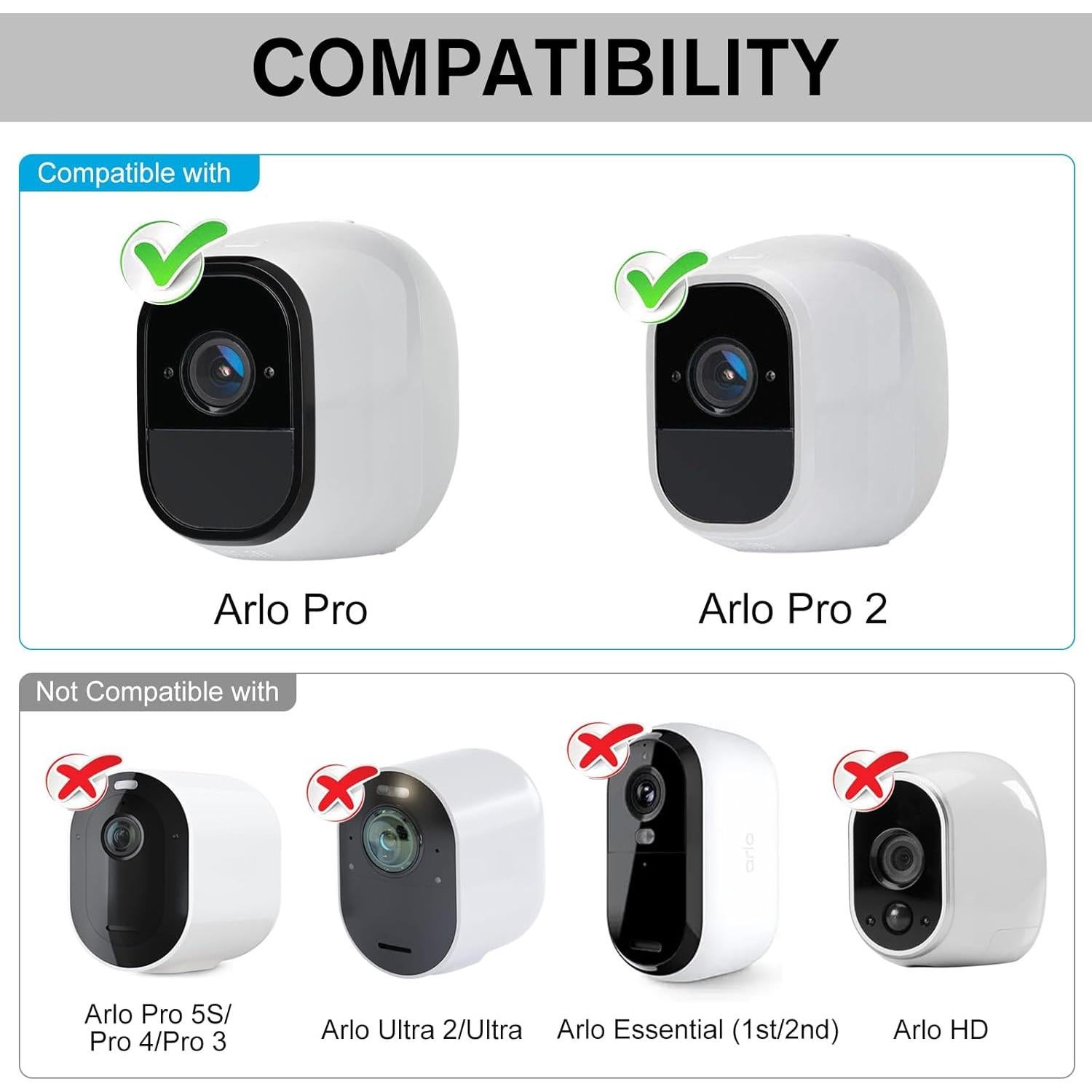 Cable de Alimentación 5m para Arlo Pro/Pro 2 con Adaptador Rápido