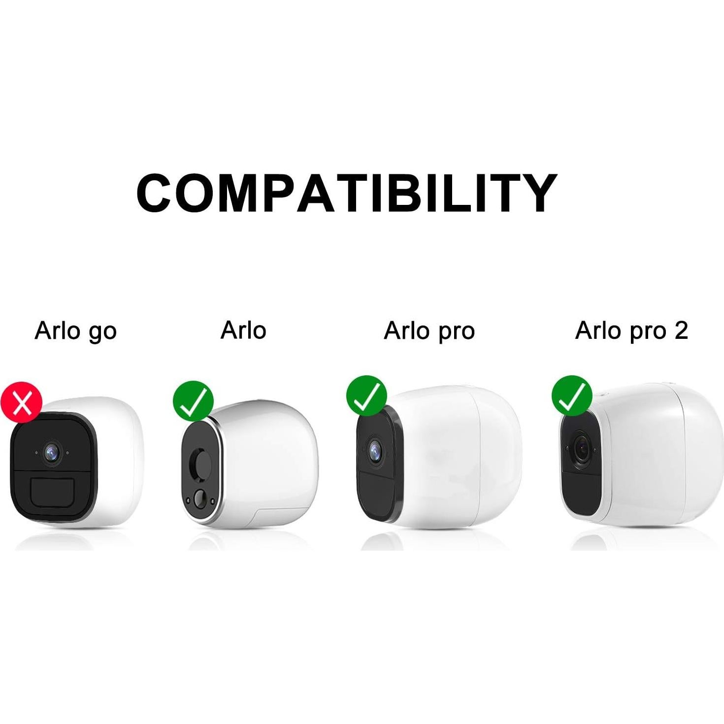 Soporte de Pared de Seguridad Skylety para Cámaras Arlo - 3 Unidades