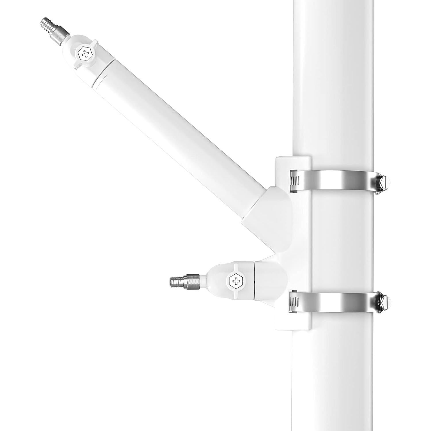 Soporte de Montaje en Poste HOLACA para Panel Solar Arlo - Blanco