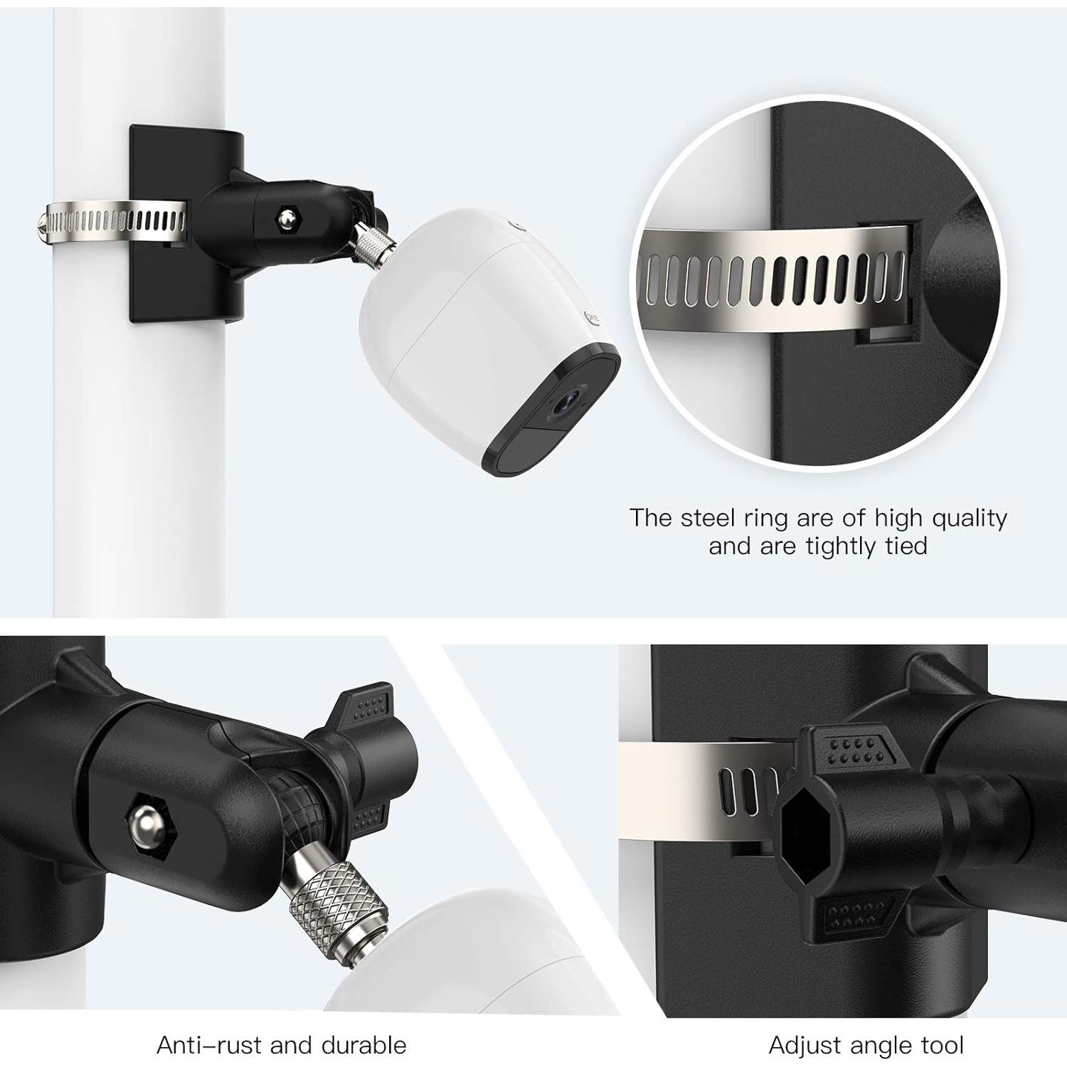 Soporte Universal Koroao para Montaje en Poste - Negro