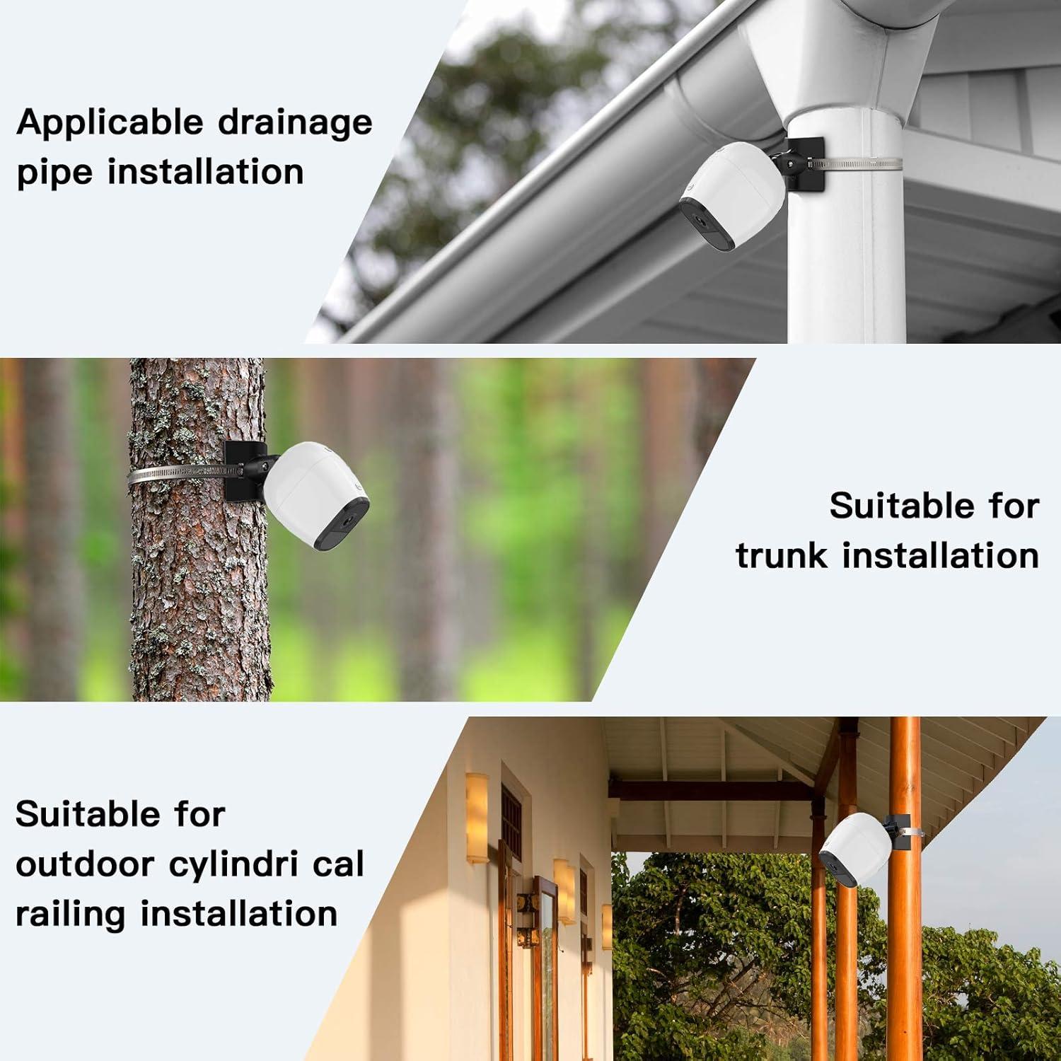 Soporte Universal Koroao para Montaje en Poste - Negro