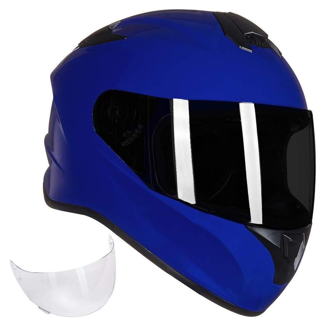Casco de Motocicleta ILM ST-06 Azul Extra Grande