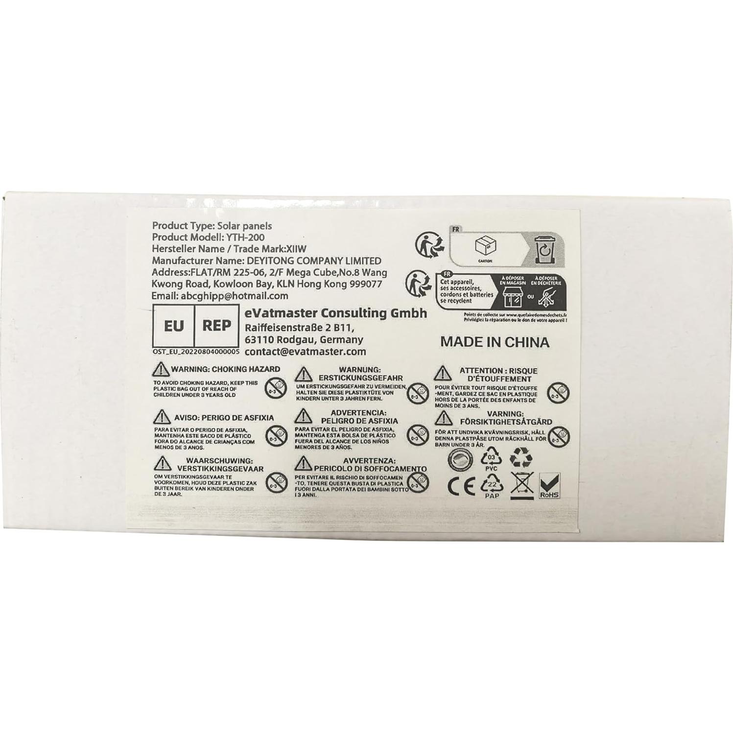 Cargador Solar XIIW para Cámaras Arlo Pro 3/4/5S - 5W IP65