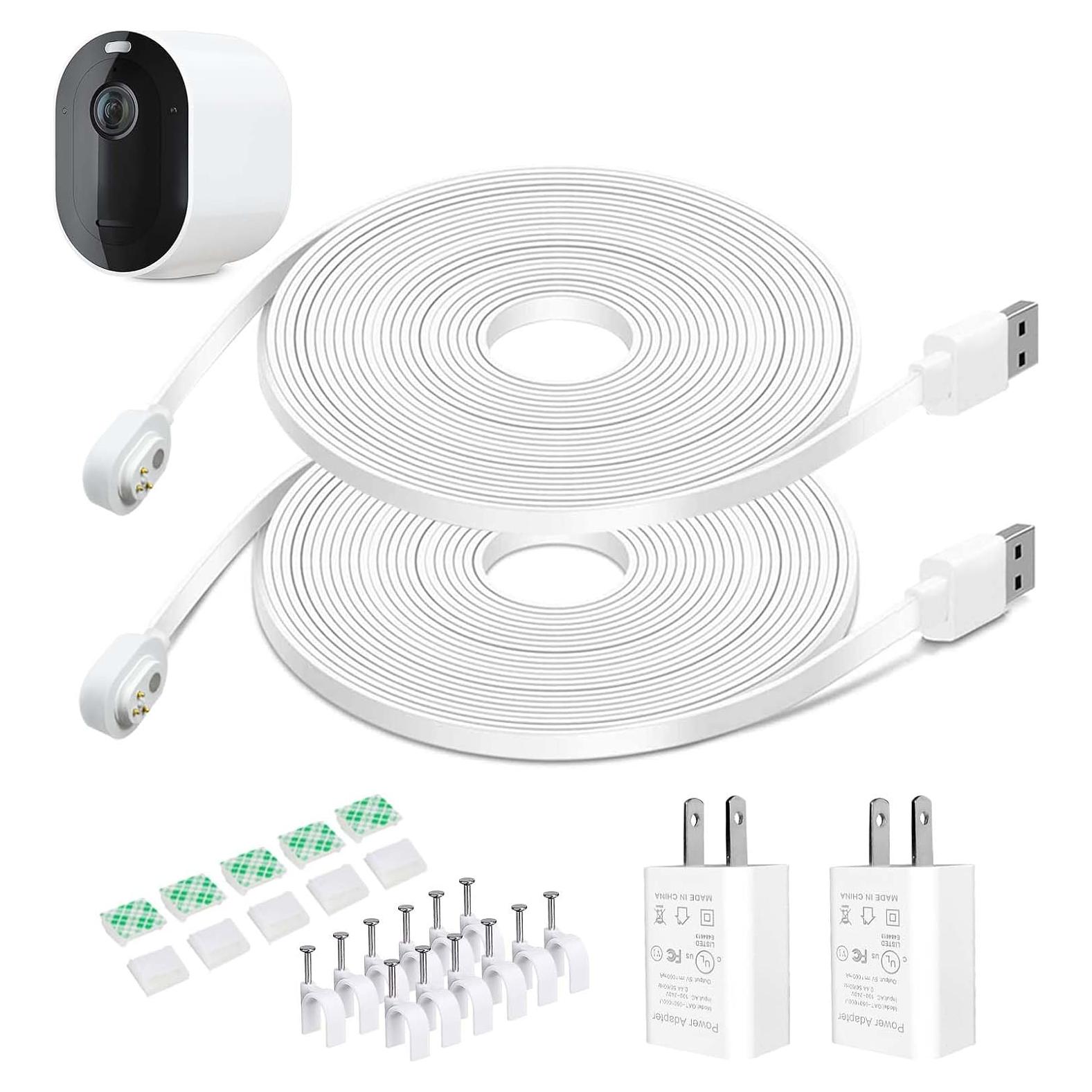 Cable de Carga Magnético DIANMU 20FT para Arlo Pro 4/5S/3