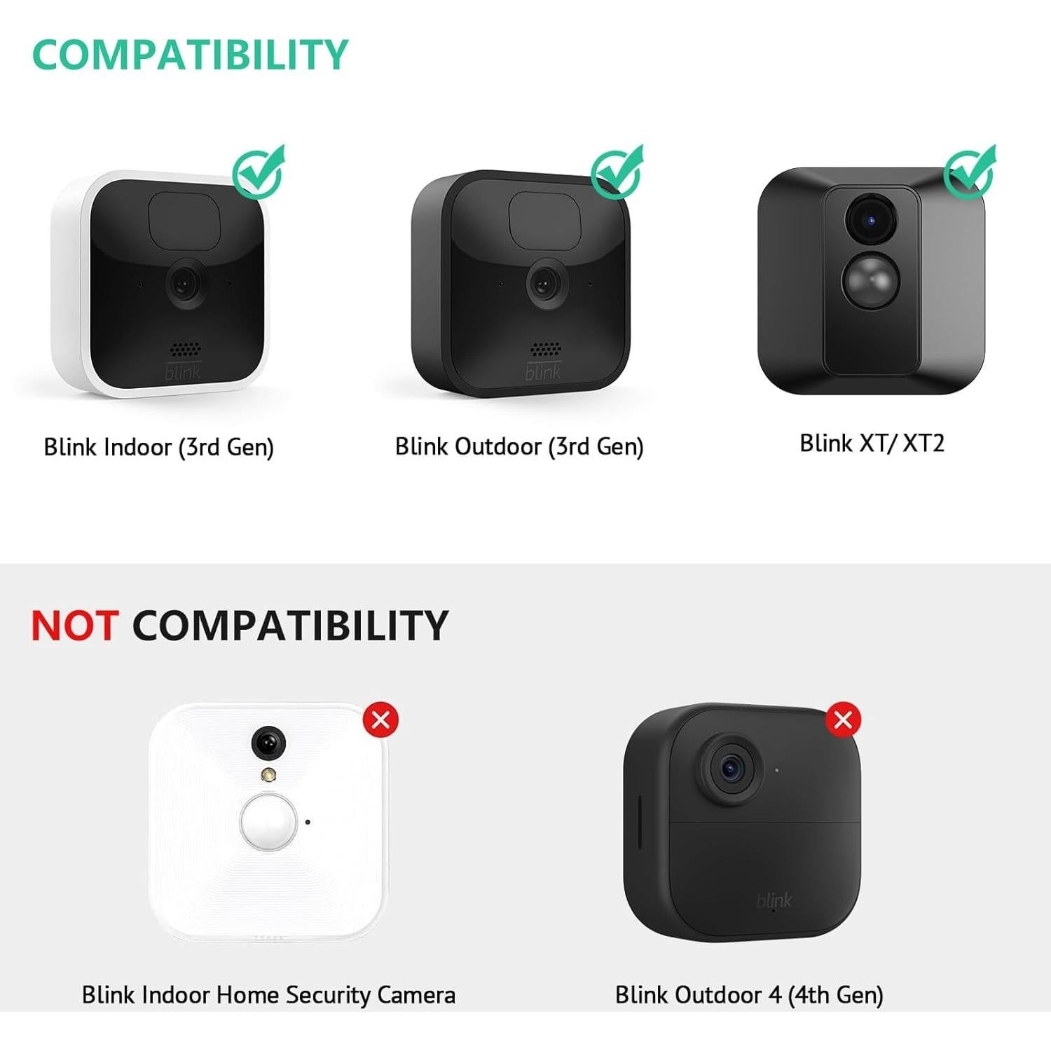 Cables de Carga Micro USB OLAIKE 3x26ft/8m para Cámara Blink